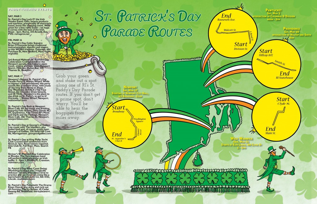 St. Patrick’s Day Parade Routes › Providence, Rhode Island › Motif