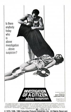 Film Review: Investigation Of A Citizen Above Suspicion (1970) - Motif
