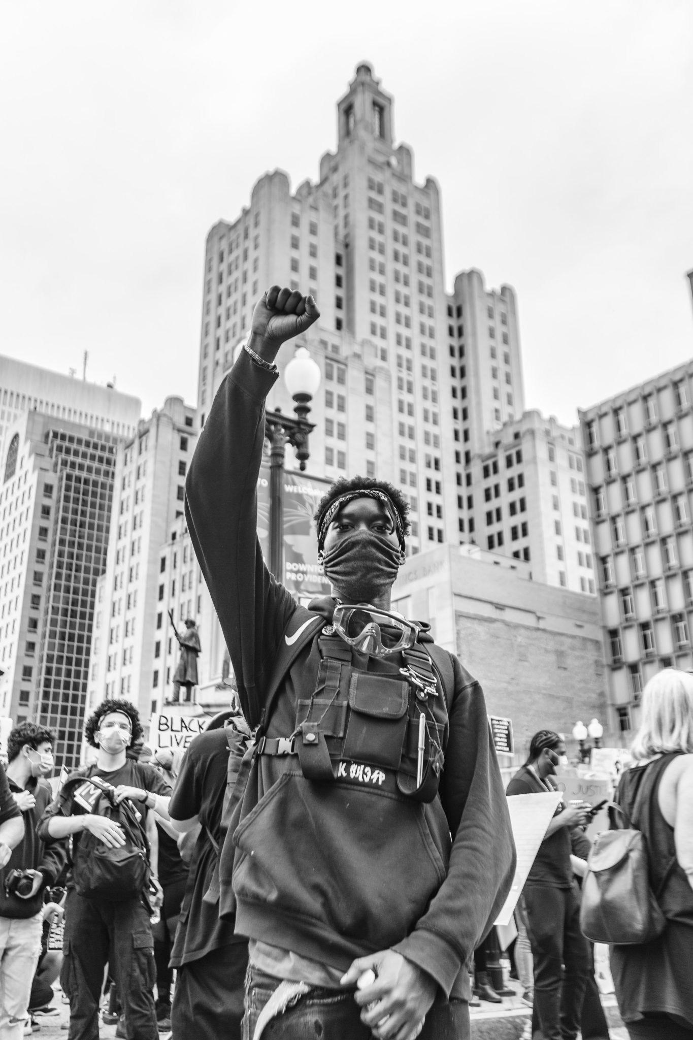 Black Lives Matter Photo Essay A peaceful rally in Providence strikes